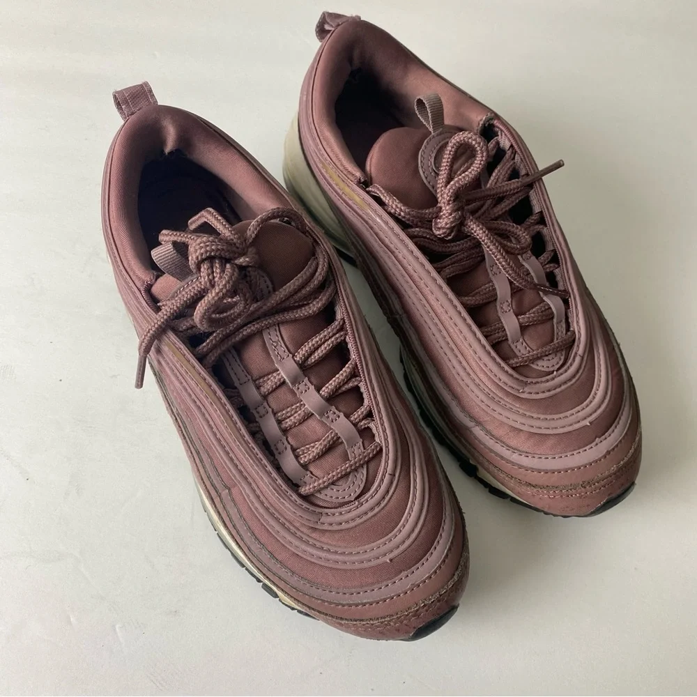 Nike Women Air Max 97 Smokey Mauve Pink Size 6 Dusty Pink